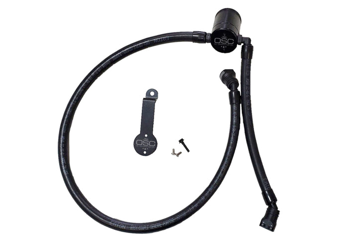 J&L 18-25 Jeep Wrangler JL 3.6L Driver Side Oil Separator 3.0 - Black Anodized