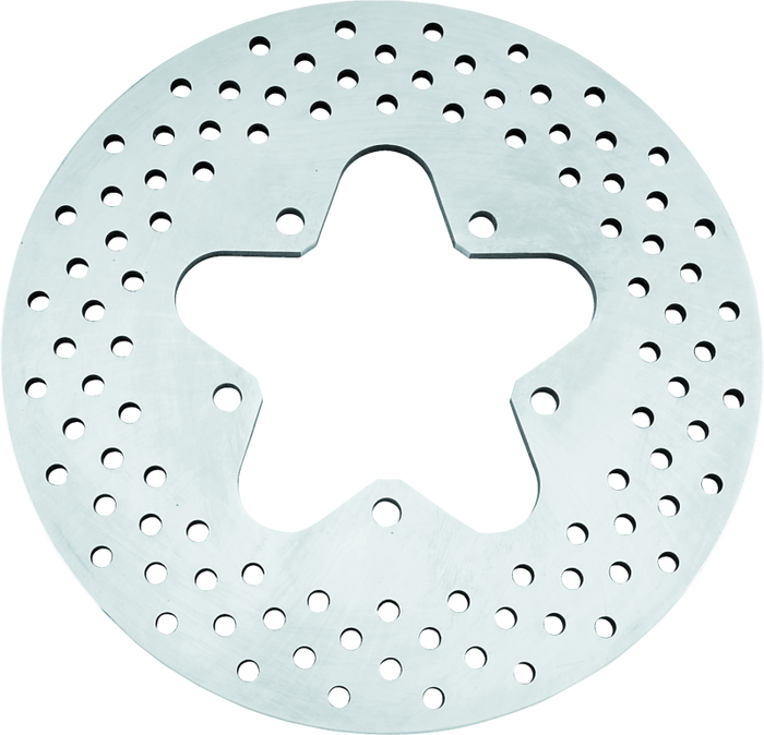 Bikers Choice 86-99 FLT Stock Replacement Rear Brake Rotor Drilled Steel H-D 40936-86