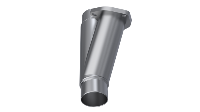 QTP 2.25in Weld-On QTEC Exhaust Cutout Y-Pipe