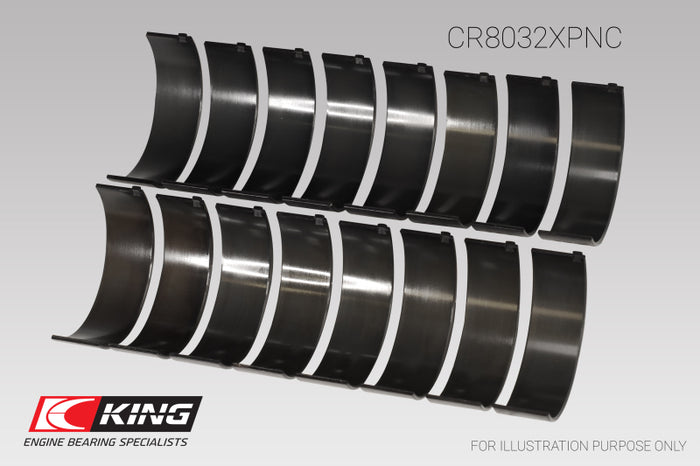King Engine Bearings Chrysler 345/370 16V Connecting Rod Bearing Set